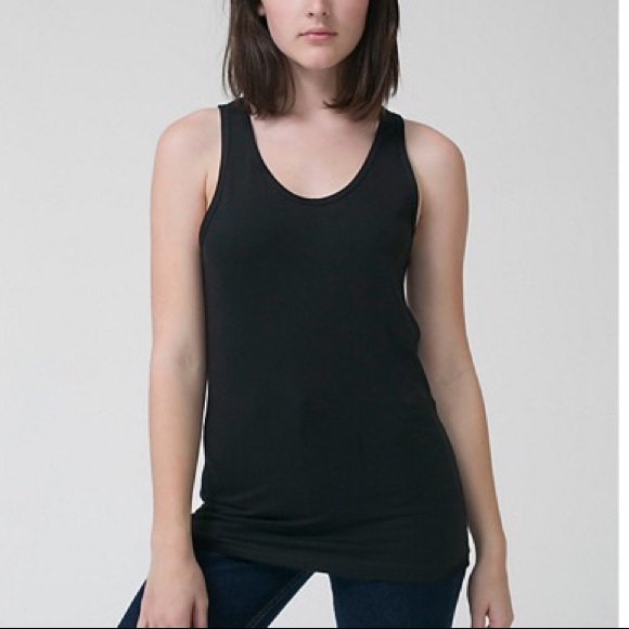 American Apparel Womens Fine Jersey Sleeveless Tank
